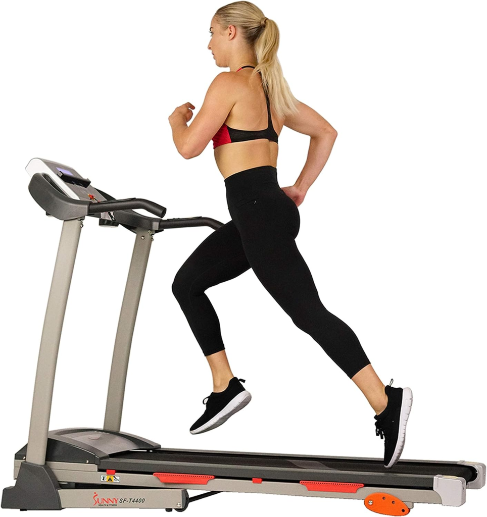 Sunny Health & Fitness Premium Folding Incline Treadmill